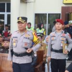 Kapolres PALI Pimpin Apel Pergeseran Personil Pengamanan TPS